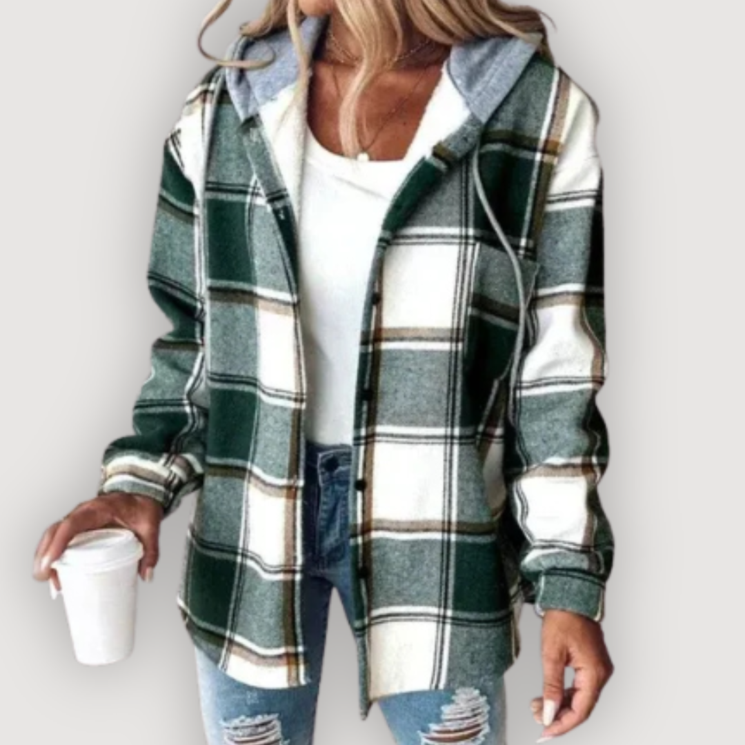 ROWAN β PLAID HOODED JACKET