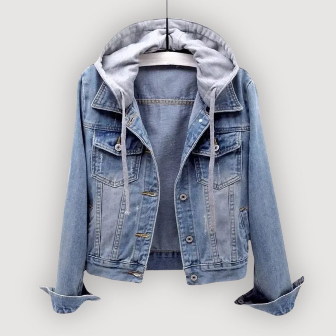 CARA β DENIM HOODED JACKET