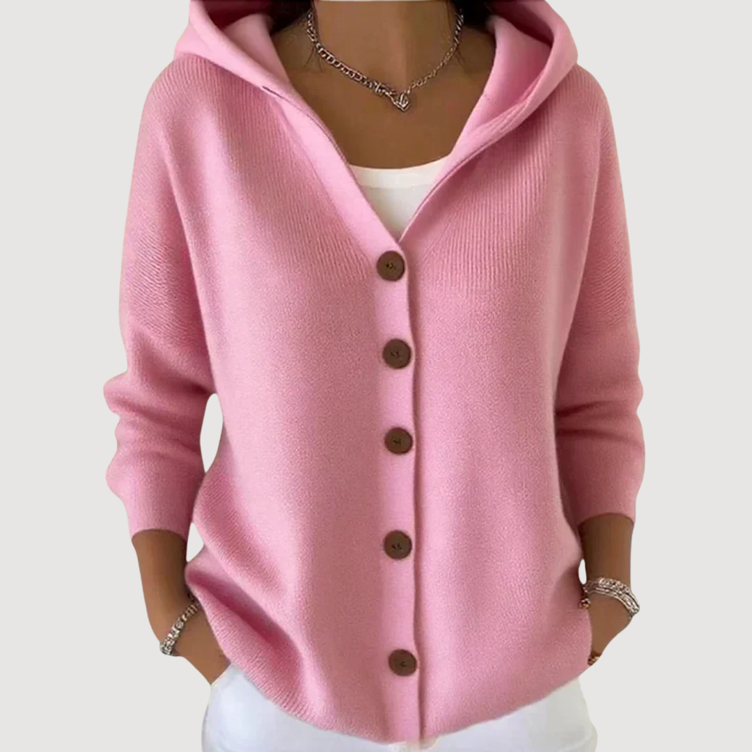 SOPHIA β CUTE HOODED CARDIGAN