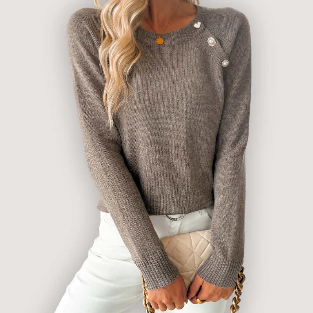 JONELLE β CHIC BUTTON JUMPER