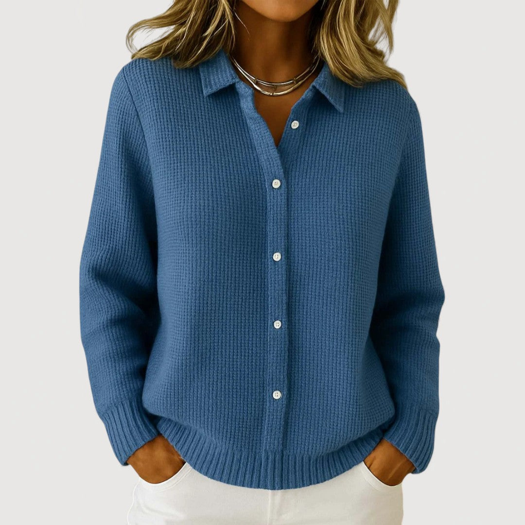 HALISE β BUTTON KNIT CARDIGAN