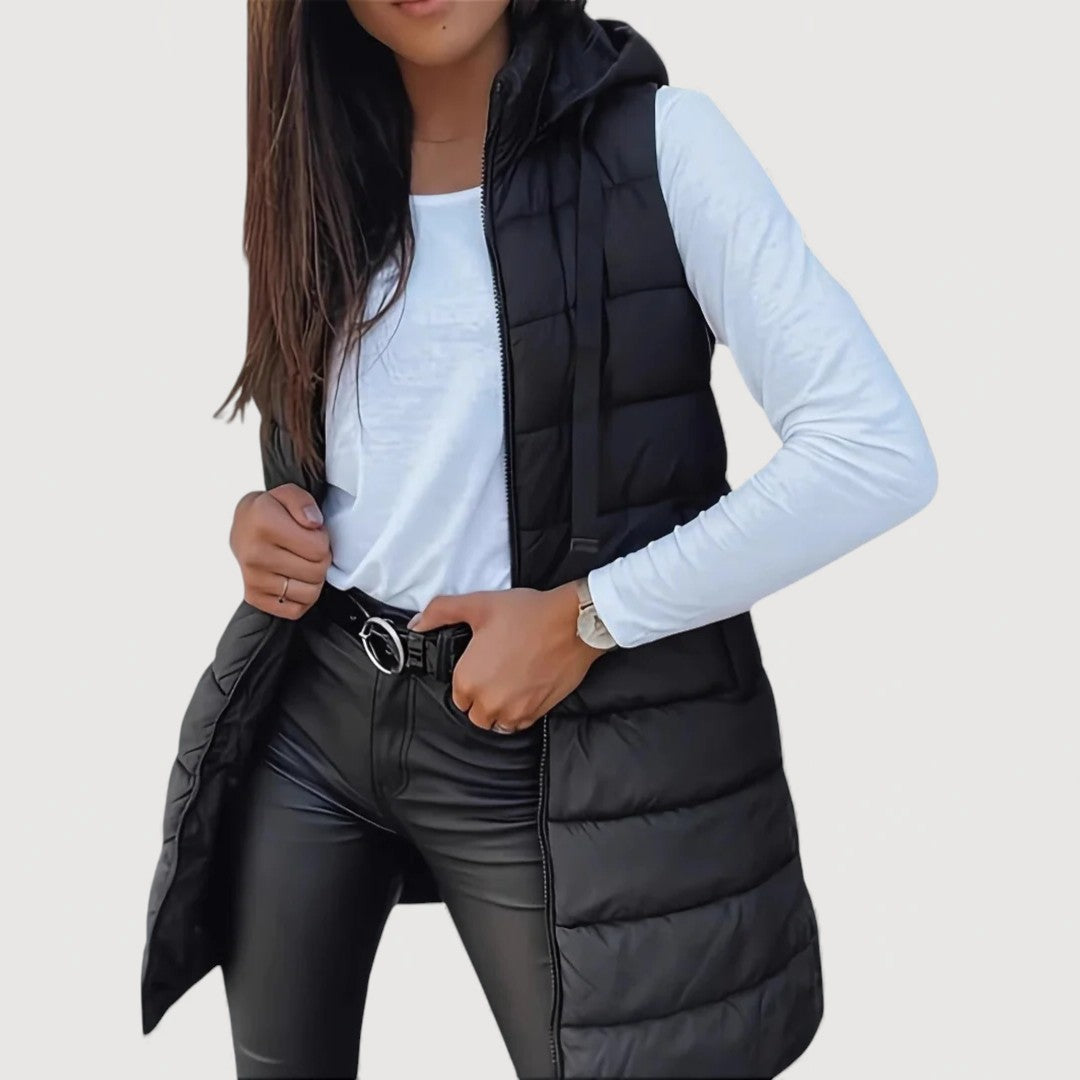 ARWENA β HOODED PUFFER VEST