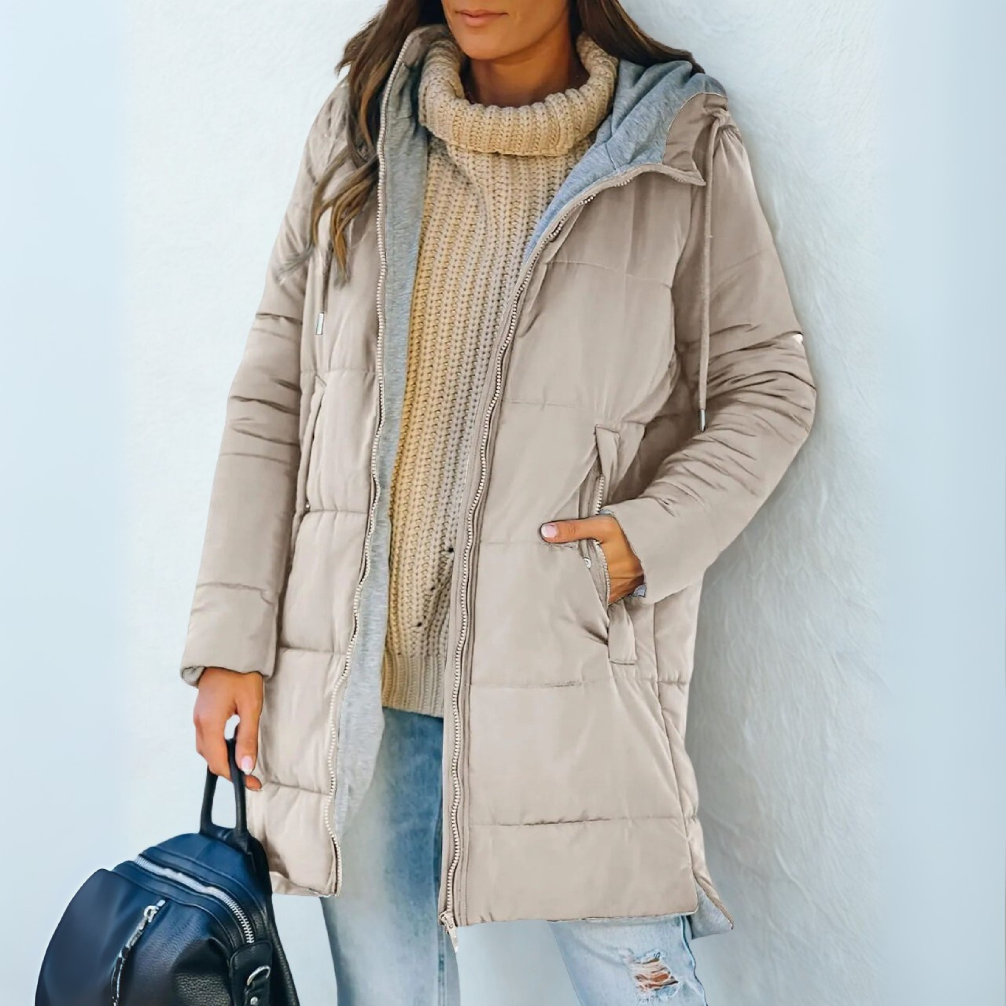 YILAβ’ - Casual Hooded Puffer Down Jacket