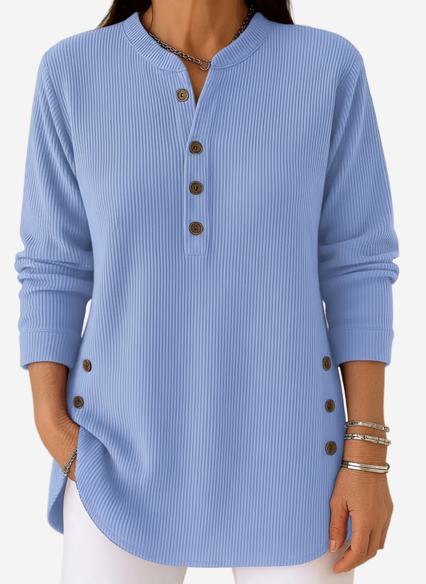 Harperly β Long Sleeve Solid Knit Sweater