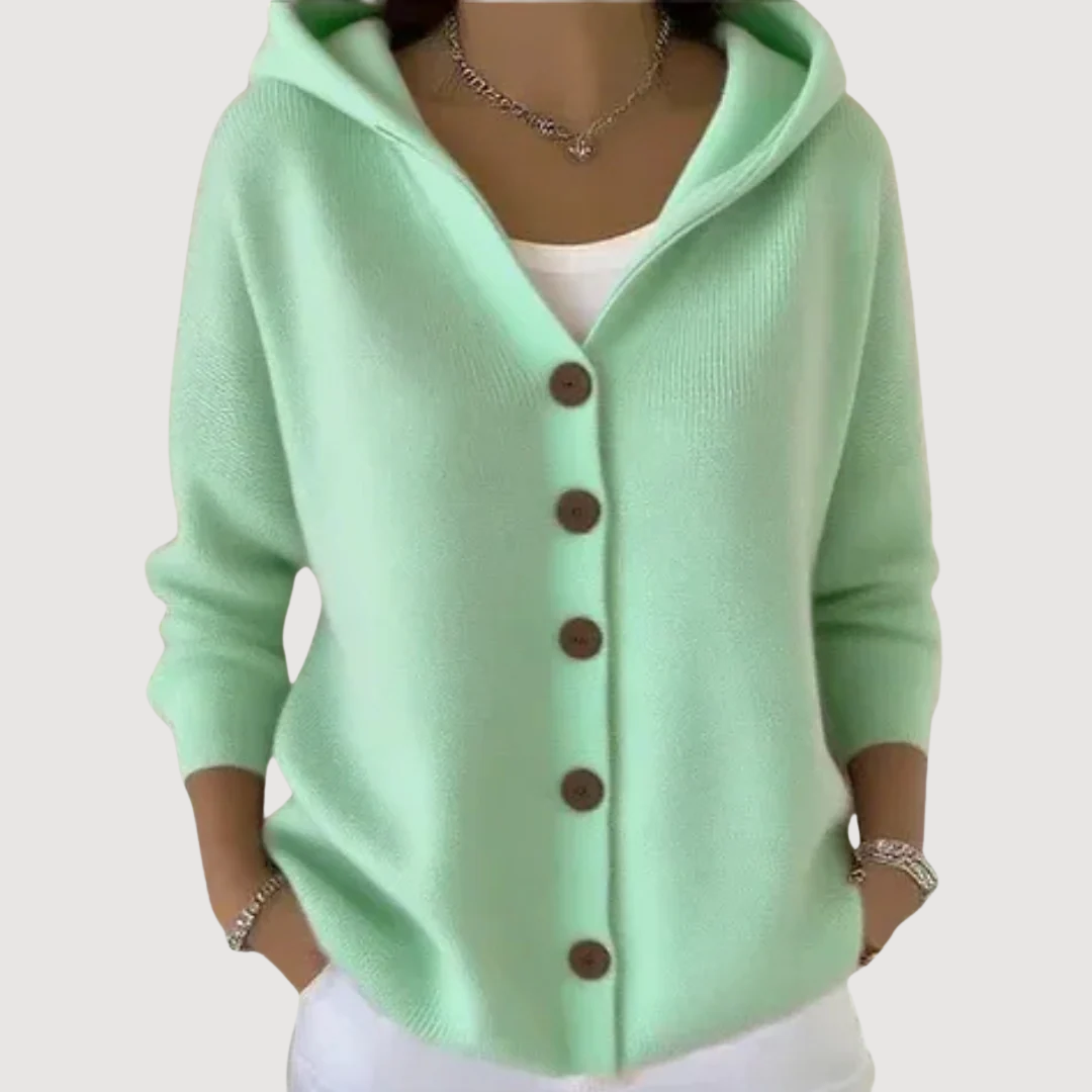 SOPHIA – CUTE HOODED CARDIGAN