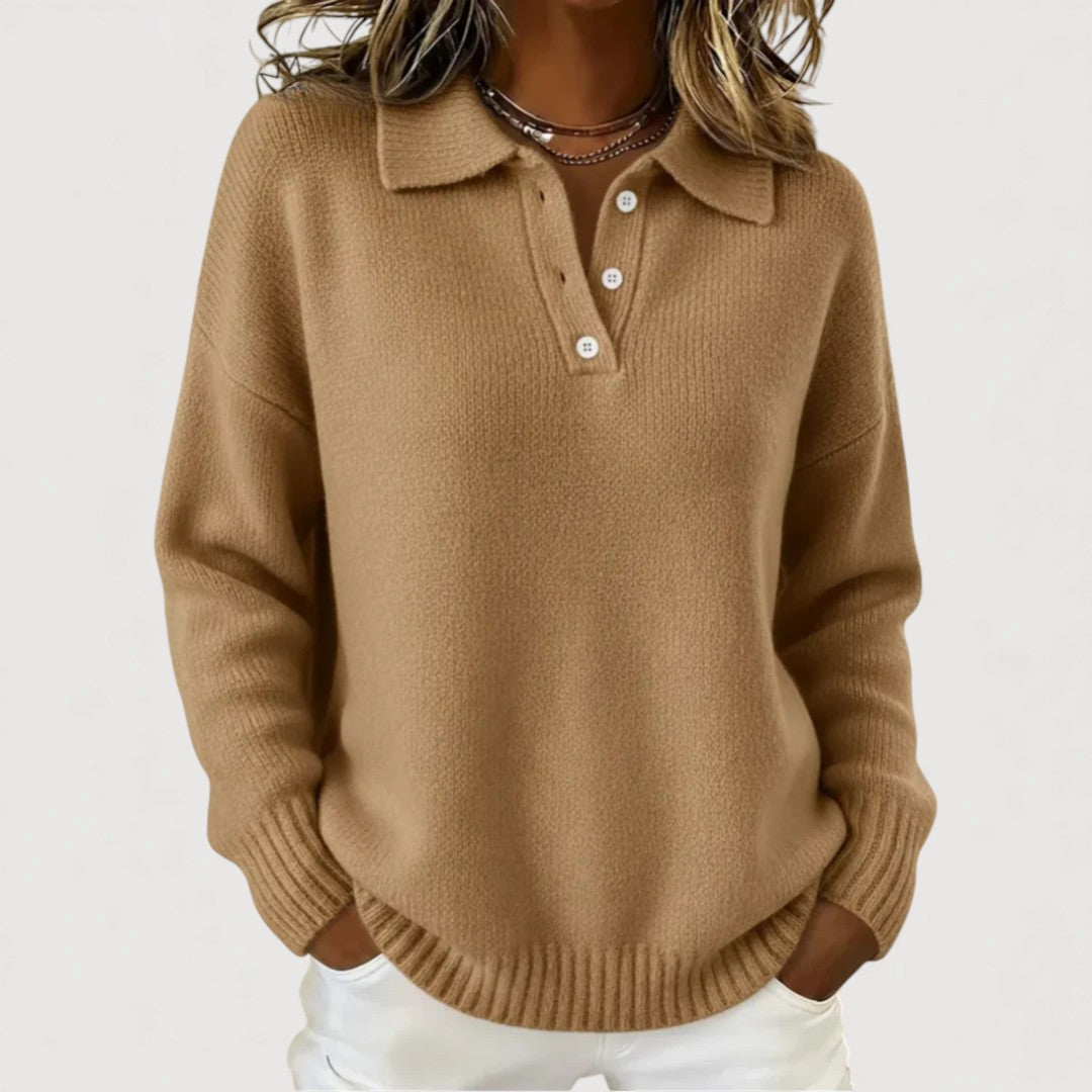 ISABEL β COSY COLLARED KNIT
