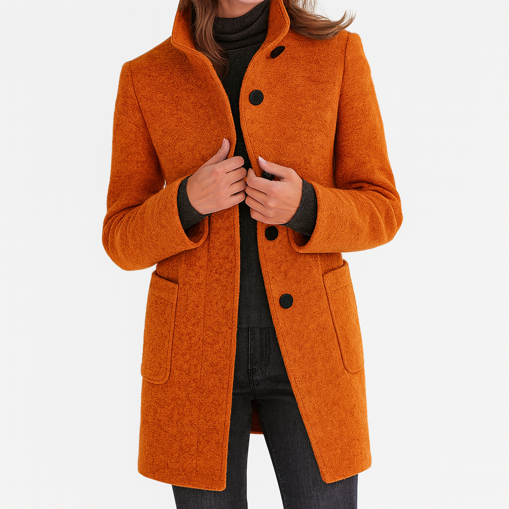 Verona | Ladies Coat with High Collar
