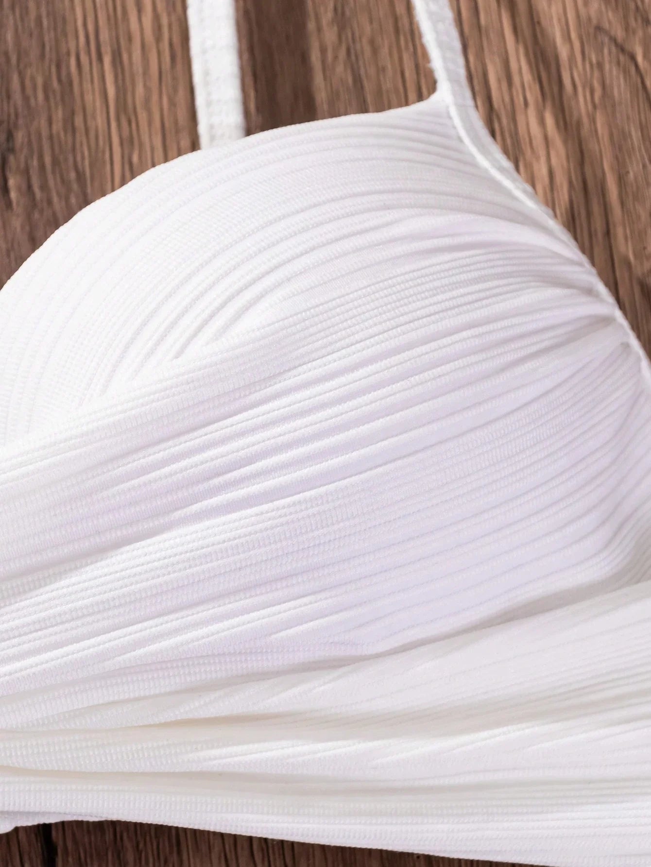 Sandra | High support crossed top, high waist bikini