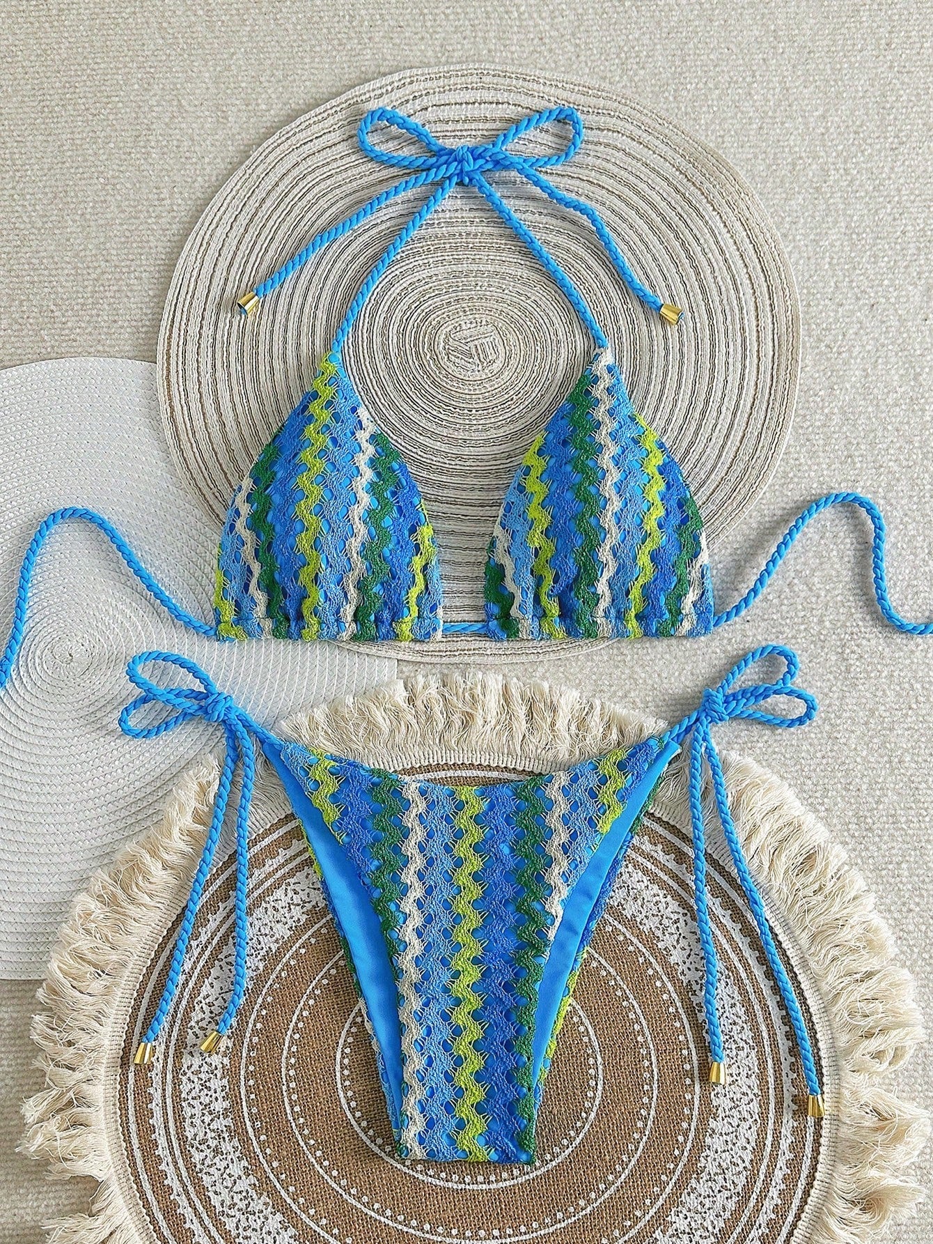 Grace | Crochet look triangle bikini
