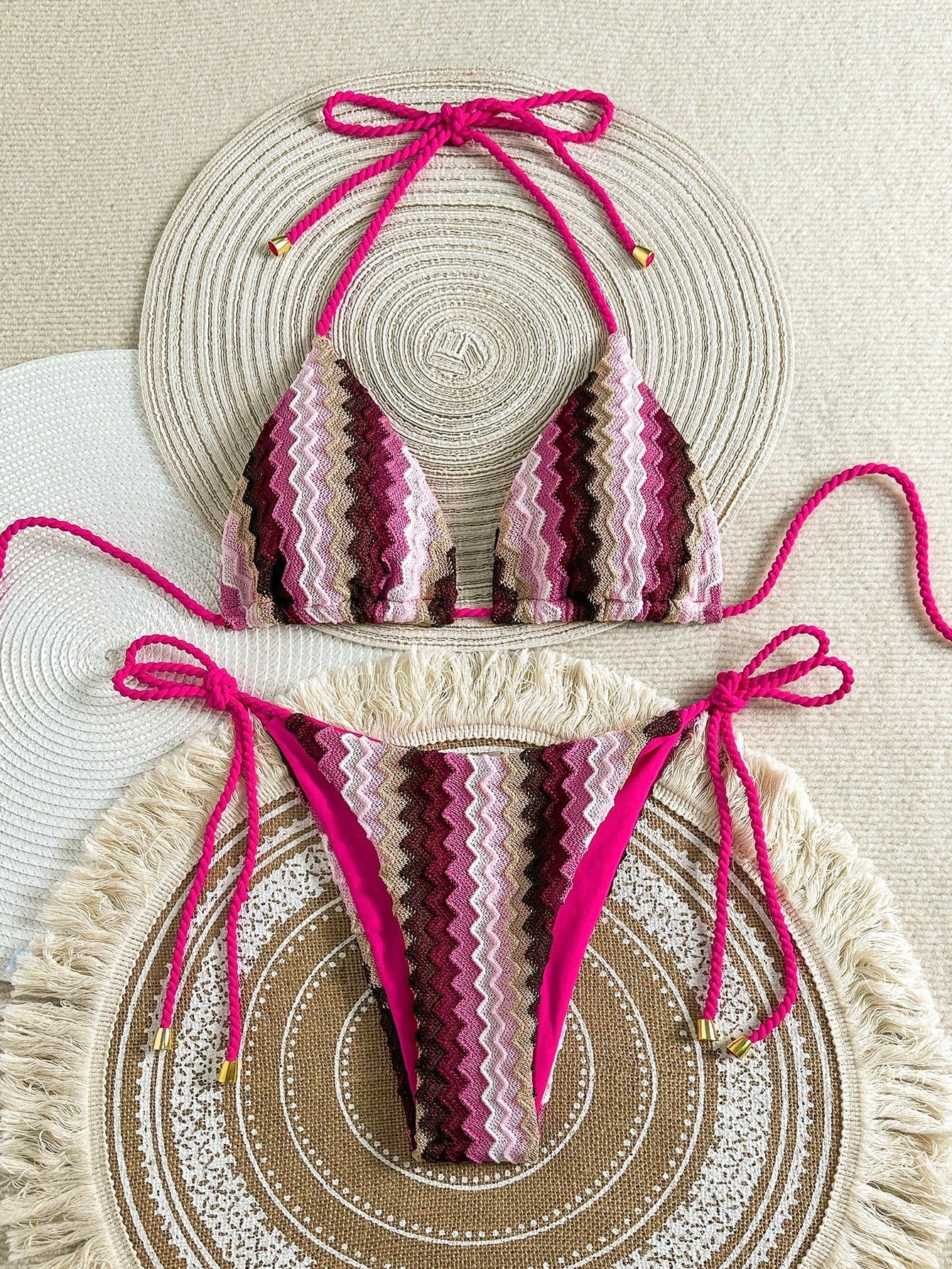 Grace | Crochet look triangle bikini