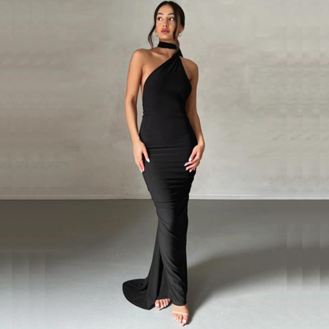 KARILYN™ – Elegant Sleeveless Evening Halter Bodycon Dress