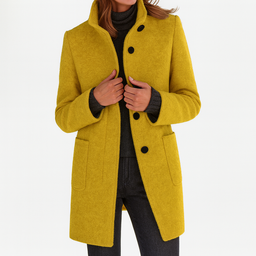 Verona | Ladies Coat with High Collar