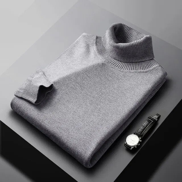 Monte Carlo Cashmere Roll Neck Jumper