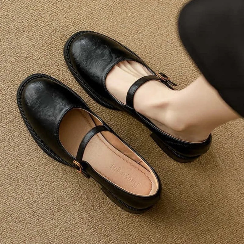 Belle | Timeless Leather Mary Jane Comfort Shoes