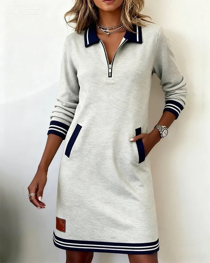 Lucy | Long Sleeve Cotton Dress
